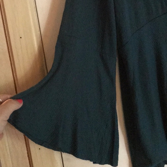 NEW Lucky Brand peasant blouse w/ bell sleeves XL - Picture 6 of 8